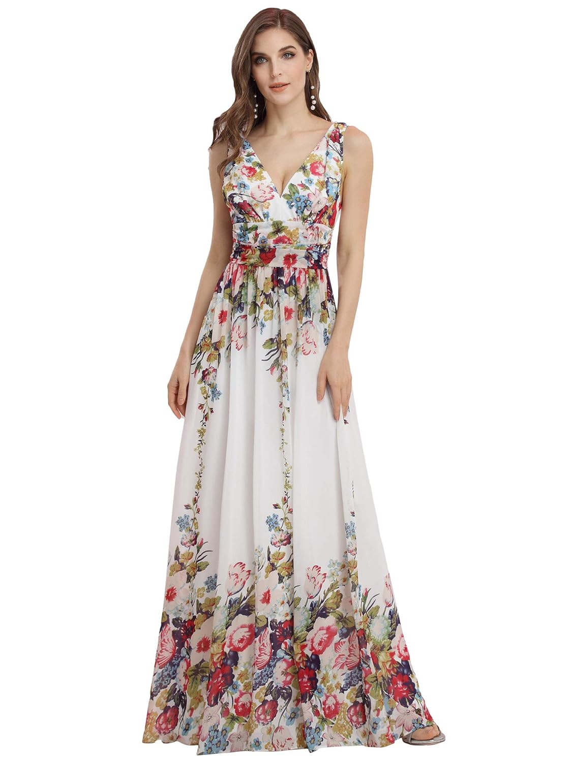 Buy Ever-Pretty Womens Empire Waist V Neck Special Ocassion Dress