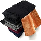 KSK KAISHEK Girls' Winter Stretch Warm Thick Fleece Lined Leggings Full Length Comfortable Tights Pants 4-13 Years
