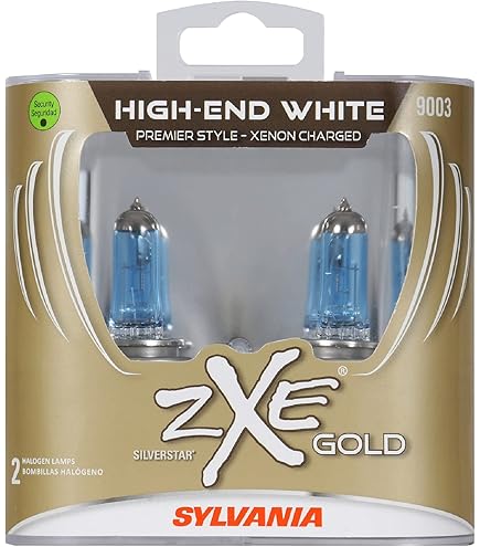 HA★ Sylvania 9003 SilverStar zXe Gold: Halogen Headlight Bulb