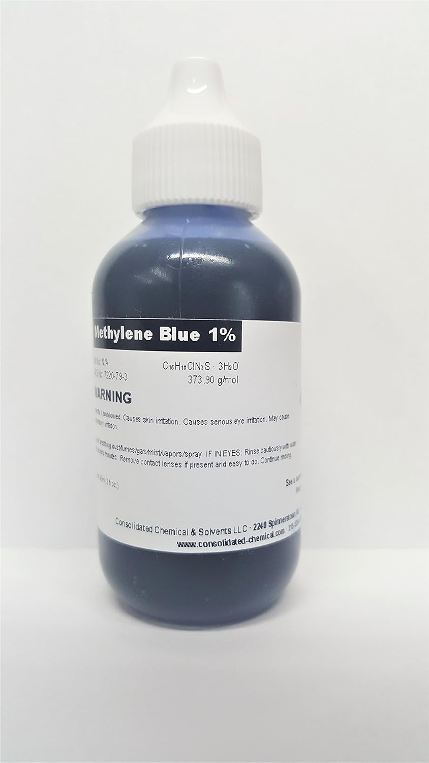 Amazon Com Methylene Blue 1 Aqueous Stain Dye Solution 1 Fl Oz 30ml Camera Photo