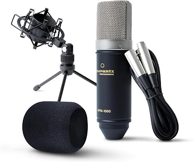 Marantz Professional MPM-1000 Studio Condenser Mic with Stand and Cable