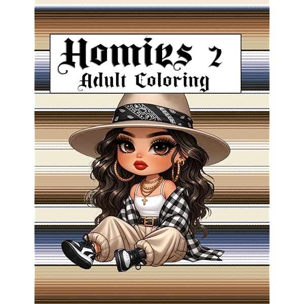 Amazon.com: Homies Chola Queens – Vol. 3: A Chicana Coloring Book