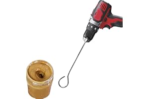 BugSnub Peanut Beater™: Stirring tool for natural peanut butter, fast mixing, easy to clean, handheld power drill attachment