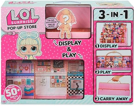lol pop up store playset