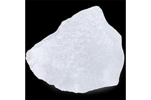 YATOJUZI Clear Quartz 1.6-2.2" Natural Raw Stones and Healing Crystals Large Stone Rough Crystal Rocks for Tumbling Cabbing Polishing Fountain Rocks Decoration 1PCS