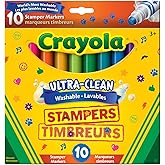 Crayola Ultra Clean Washable Stampers Markers Arts & Crafts (56-8169)