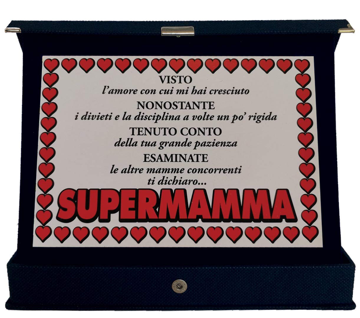 Bombo Super Mom Award Plaque