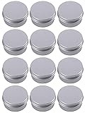 Hulless 0.5 Ounce Aluminum Tin Jar Refillable