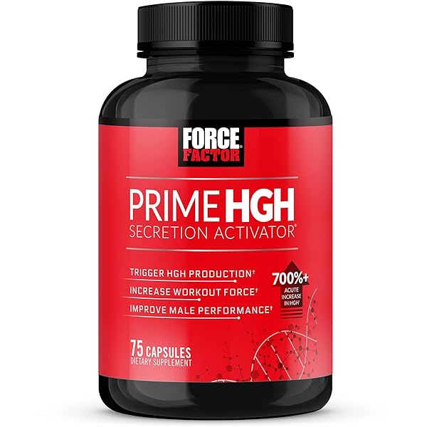 FORCE FACTOR PRIME HGH SECRETION ACTIVATOR, HGH SUPPLEMENT FOR MEN WITH CLINICALLY STUDIED ALPHASIZE TO HELP TRIGGER HGH PRODUCTION, INCREASE WORKOUT FORCE, AND IMPROVE PERFORMANCE, 75 CAPSULES