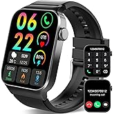 STECEi Smart Watch for Men Women Bluetooth Call, 1.85" HD Screen Smartwatch with Heart Rate/Sleep Monitor, 110+ Sport Modes Activity Trackers IP68 Waterproof