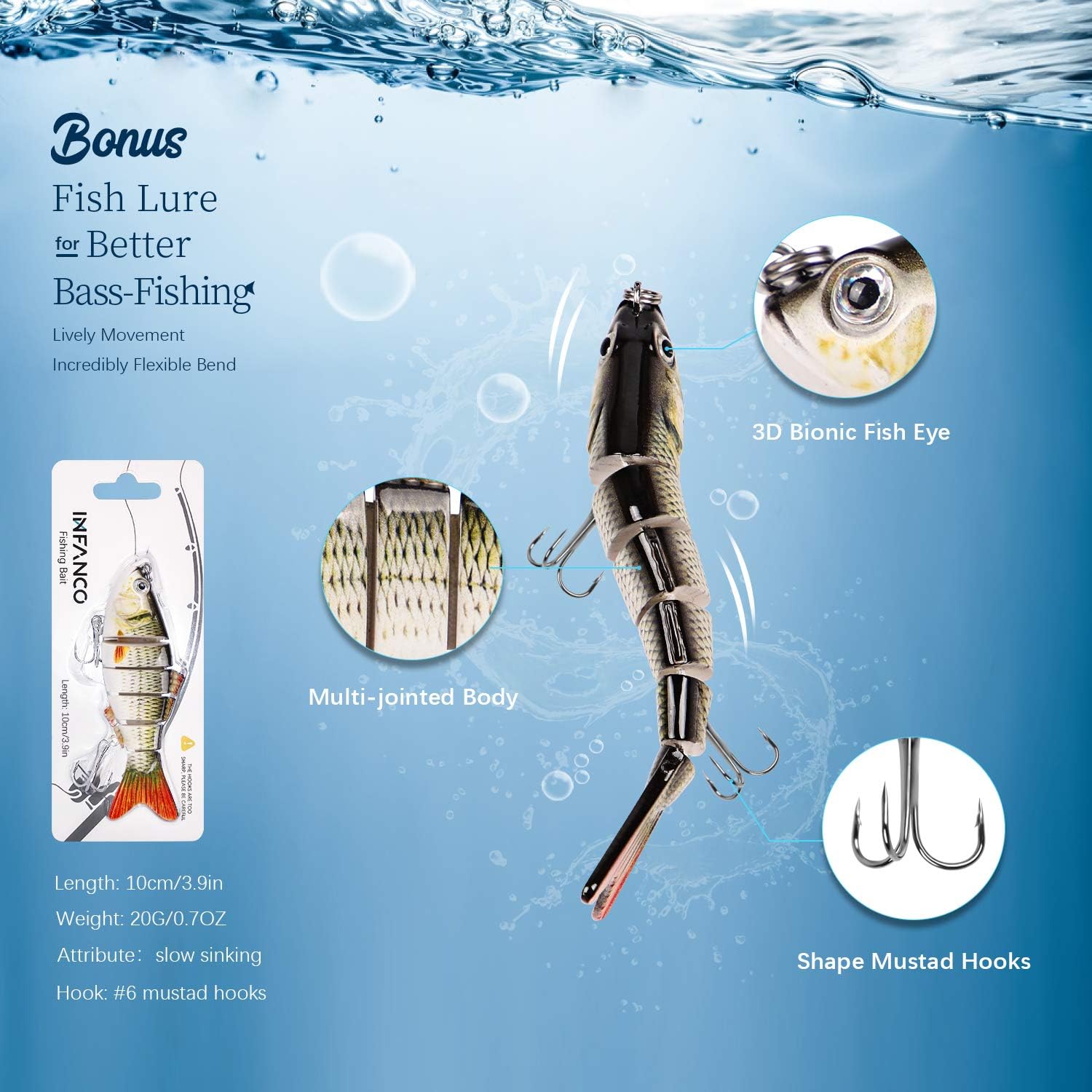 INFANCO Fish Scale, Digital Fishing Scale, HD LCD Backlit Display, Enhanced Bigger Hook, 110lb/50kg Hanging Weight Scale w/Measuring Tape for Fishing, Luggage, AAA Battery & Fishing Lure Included : Sports & Outdoors