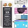 ASDAWN 3480mAh Battery for iPhone XR (Not for X/XS/XS Max), Upgraded Higher Capacity iPhone XR Battery Replacement for A1984 A2015 A2016 A2017 A2018 with Professional Tools+Installation Instruction