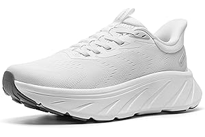 ALLSWIFIT Women's Slip On Stability Walking Running Shoes Hands Free Tennis Non-Slip Comfortable Workout Gym Breathable Lightweight StediBase Fashion Sneakers