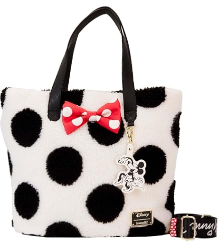 Loungefly Minnie Mouse Rocks The Dots Classic Sherpa Ear Headband  Dustbag Amazon.com: Loungefly Minnie Mouse Rocks the Dots Classic  main image 3