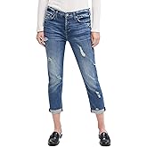 7 for All Mankind Women's Josefina Boyfriend Jean, Broken Twill Vanity Modern, 24