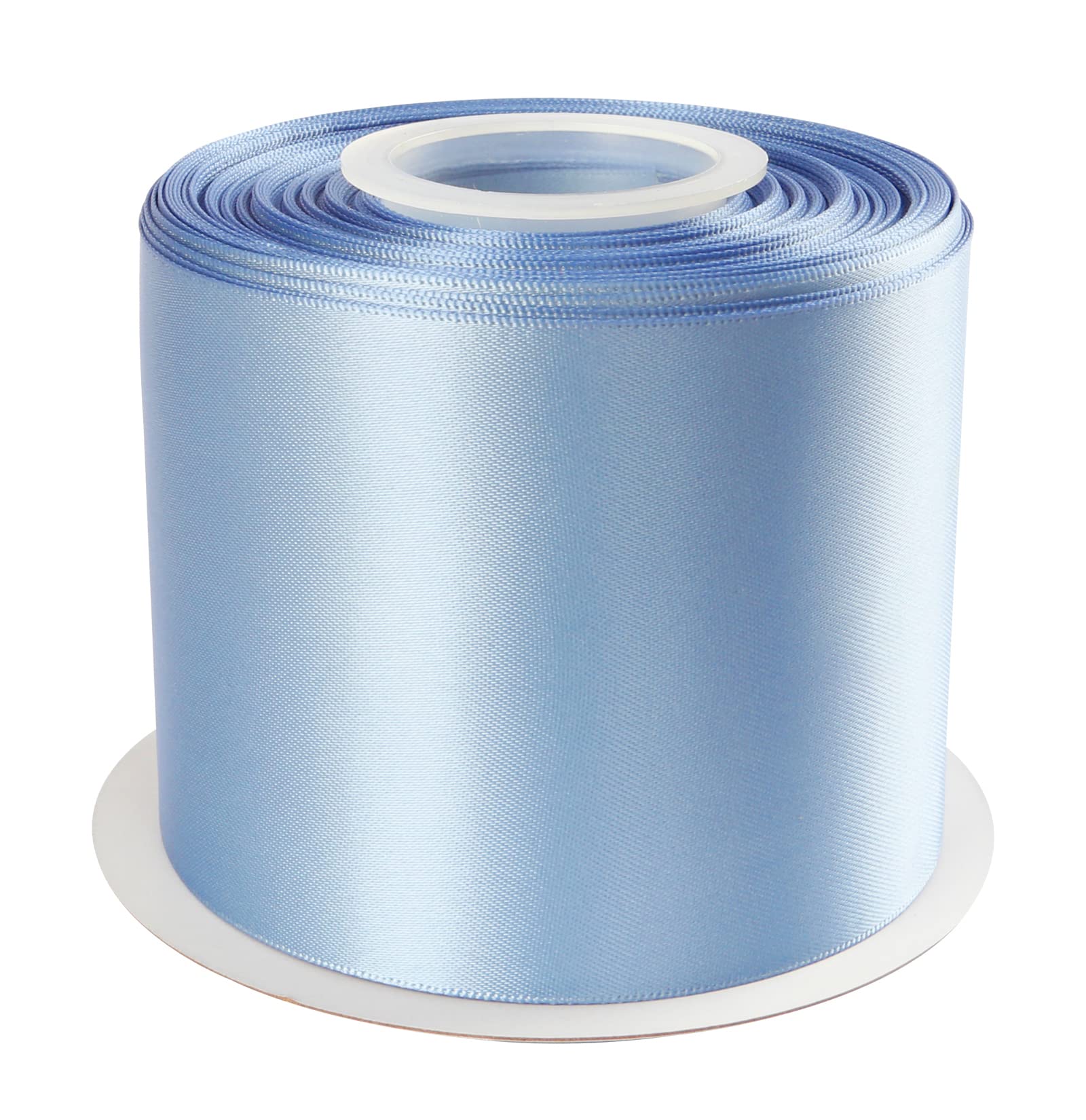 AVANAVA 75mm Wide Ribbon Double Face Satin Ribbon - 22 Meters (332-French Blue) — image 1