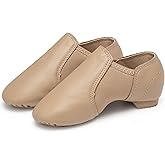 Stelle Jazz Shoes for Girls and Boys Slip-On Leather Dance Shoes (Toddler/Little Kid/Big Kid)