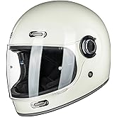 ILM Retro Full Face Motorcycle Helmet DOT Z503 | Vintage style, Pinlock compatible, fits cruisers/scooters/mopeds