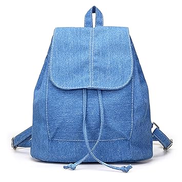 light denim backpack