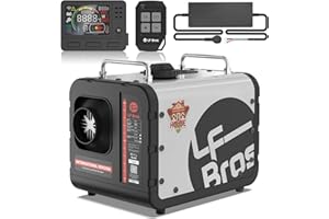 LF Bros 110V/12/24V 5KW Diesel Heater, All-in-One 5L Air Diesel Parking Space Heater with Stylish Design, Come with Remote Control and LCD Screen, Suitable for Home Shop Garage Camper