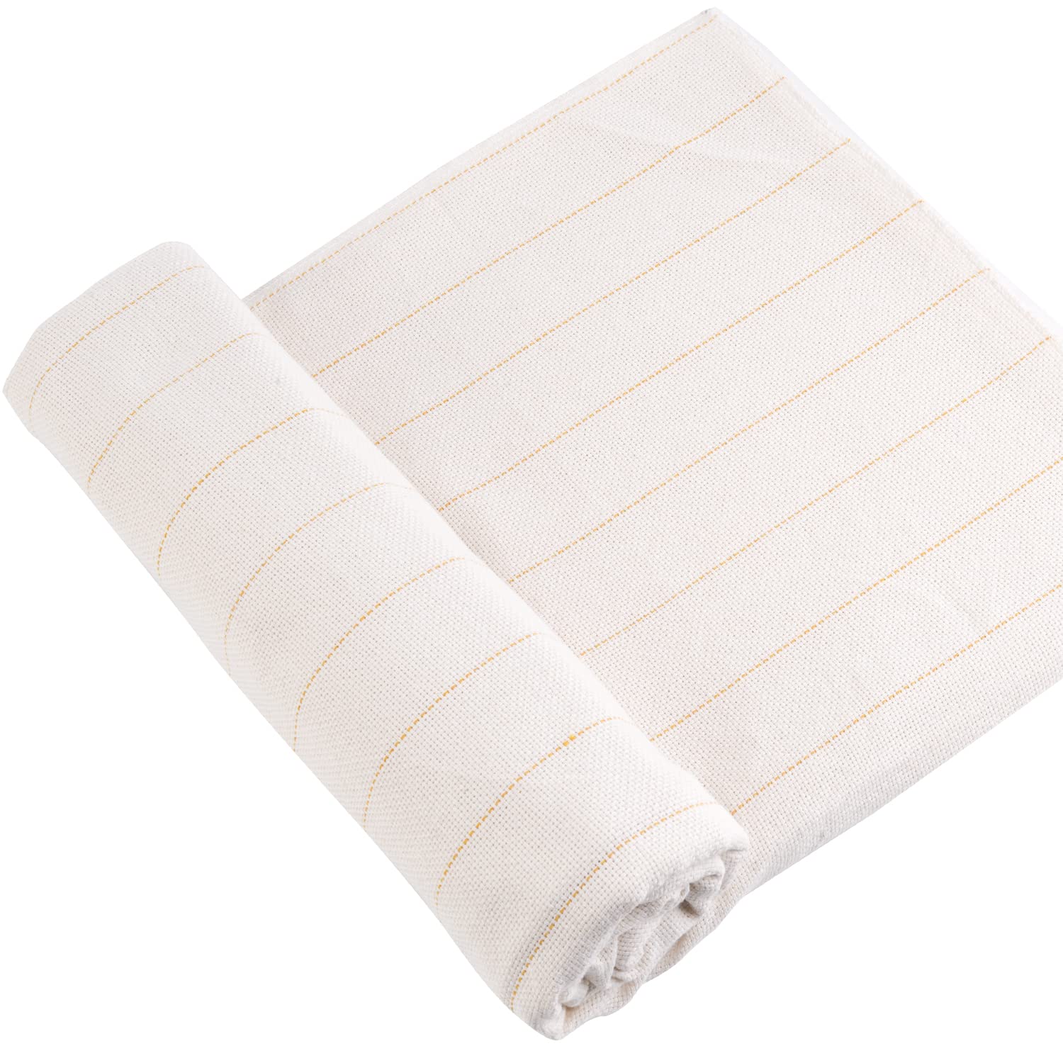 Bojuzhi Primary Tufting Cloth with Marked Lines, Monks Cloth for Punch Needle, Tufting Fabric Suitable for Rug Making DIY Projects (59×79 Inches)