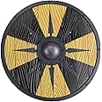 Vikings Jarl Borg Shield Costume Accessory - 20.5 Inch Plastic Shield with Metal Detailing