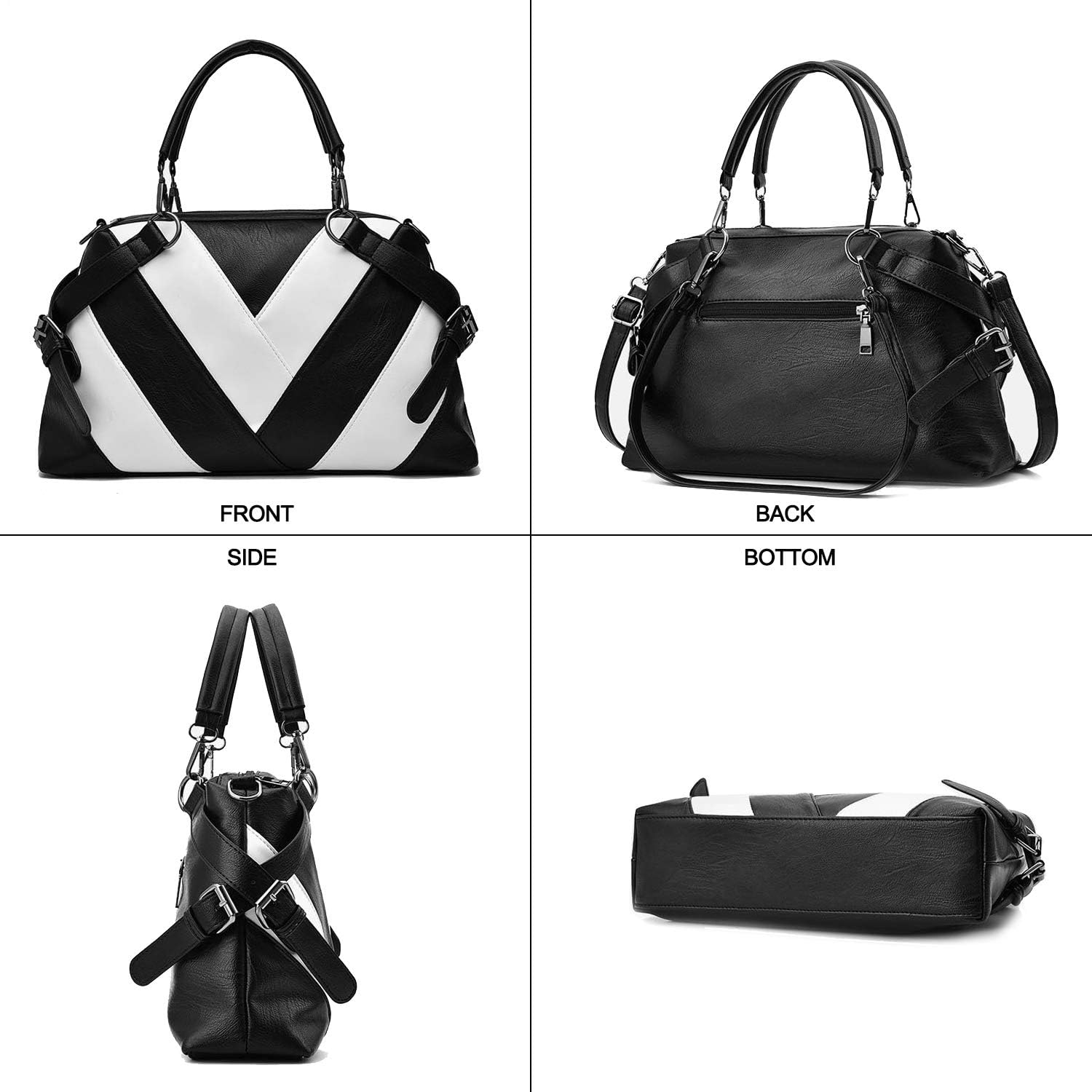 Women Handbag Hobo Shoulder Crossbody Bag - Image 5