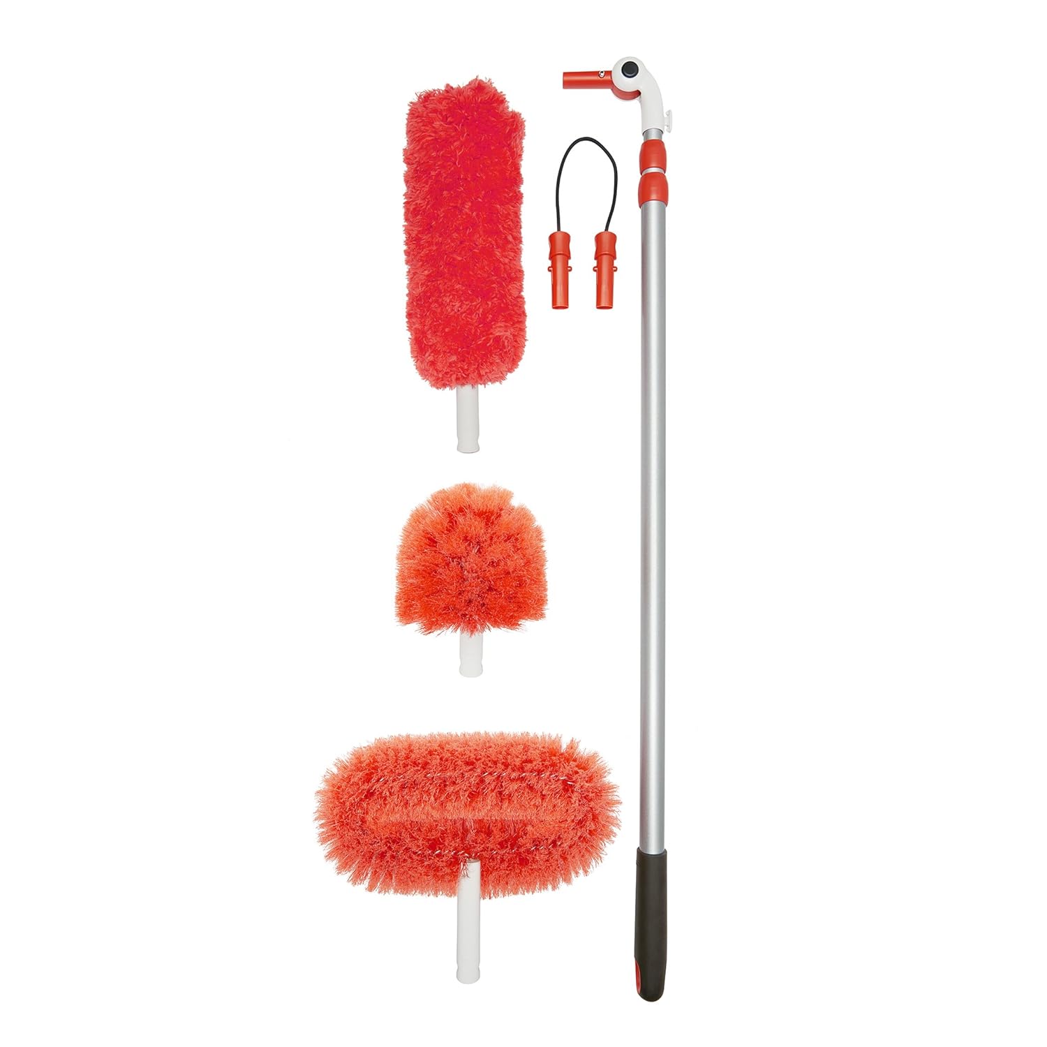 OXO Good Grips Extendable Microfiber Long Reach Duster System with