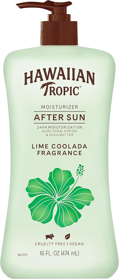 HAWAIIAN Tropic Lime Coolada After Sun Lotion 16oz Moisturizing Skin Care