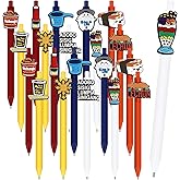 Feifeiya 30 Pcs Filipino Gifts Filipino Cuisine Retractable Ballpoint Pen Funny Creative Black Ink Pens Bulk Philippines Souvenirs for School Stationery Supplies Holiday Gifts Rewards