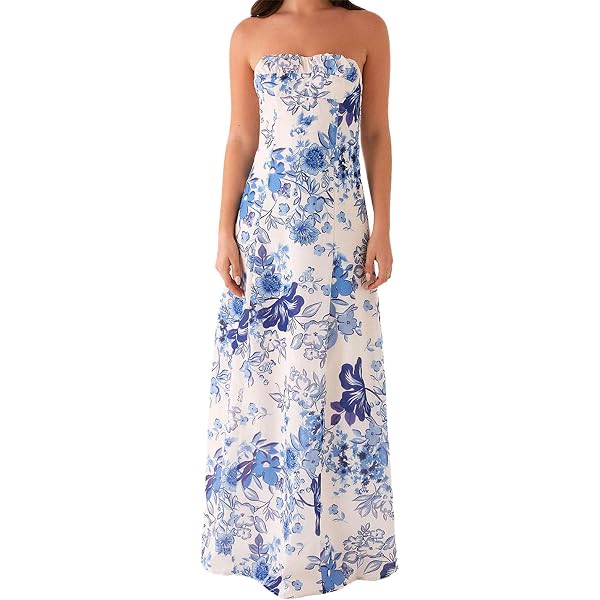 sachin and babi light blue dress Linen Blend Sleeveless Drop-Waist Midi Dress