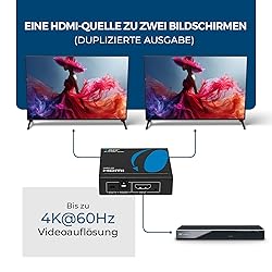 OREI UltraHD 4K @ 60 Hz 1 x 2 HDMI Splitter 1 in 2