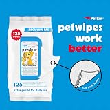 Petkin Mega Valu Pet Wipes 125 ct Eye Wipes Veterinarian Approved view 4