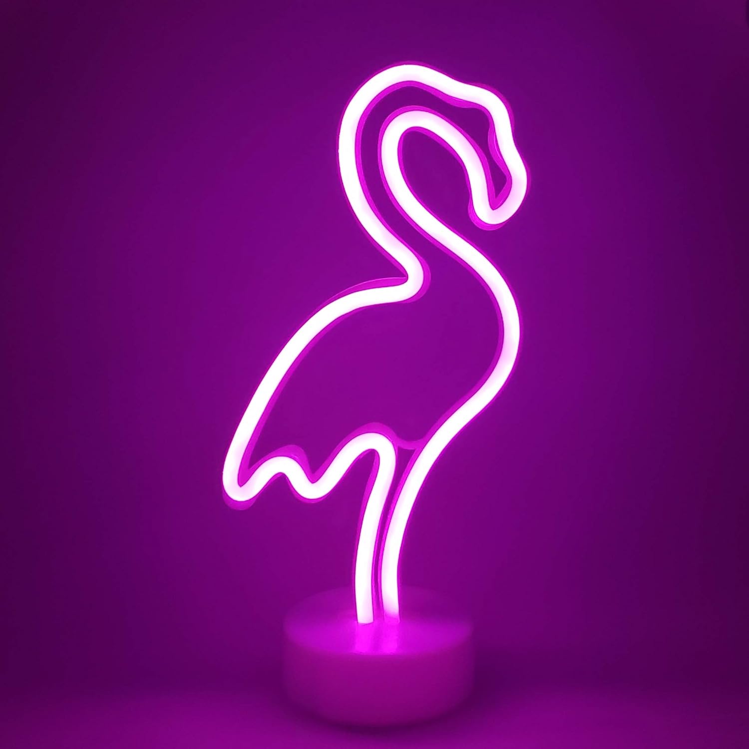 Neon Indoor Night Light Lovenite Battery Operated Glowing Neon