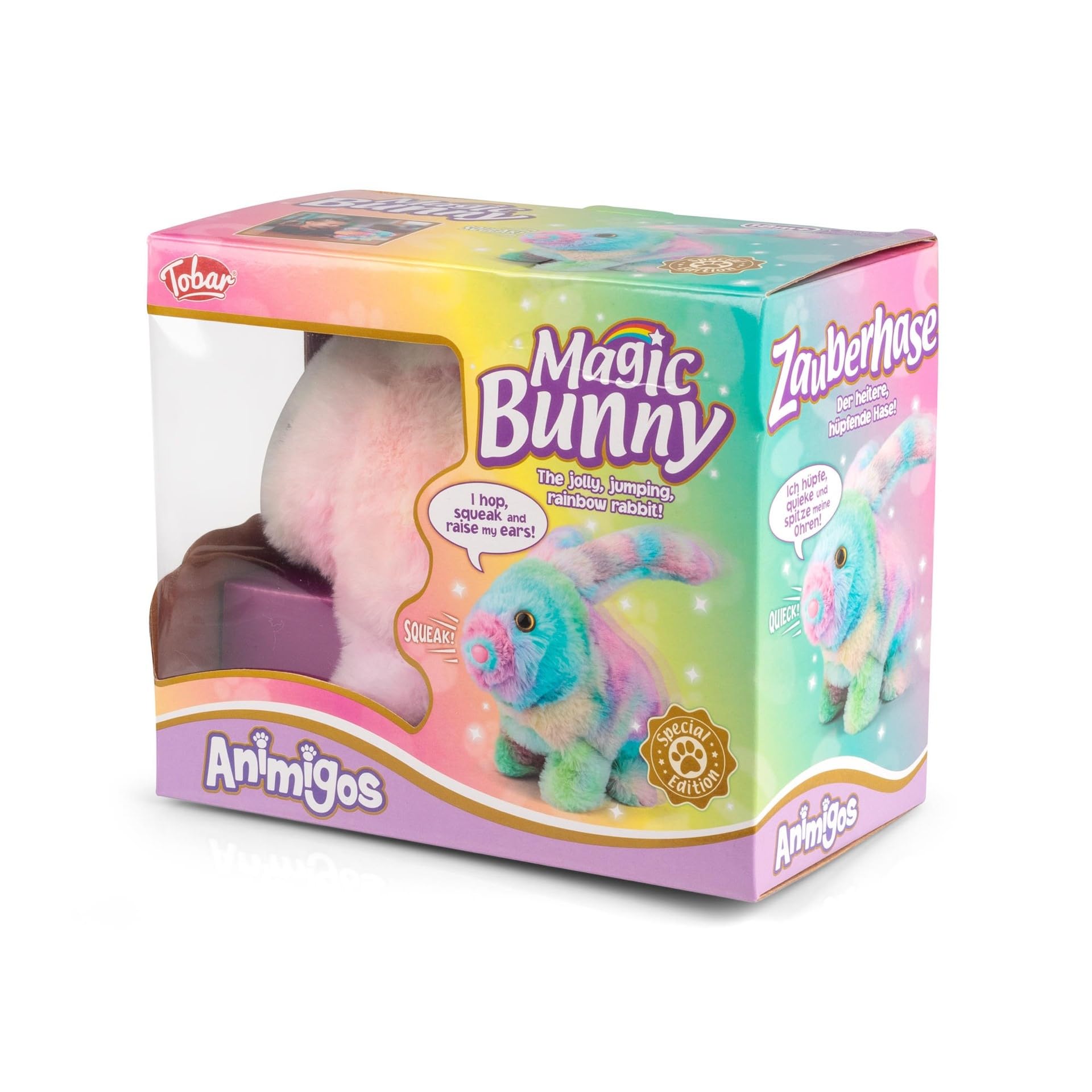 Tobar ANIMIGOS MAGIC RAINBOW BUNNY RABBIT