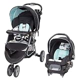 Baby Trend EZ Ride 35 Travel System, Stroller Car Seat Combo for Infant Toddler Travel with Safety Base, Lightweight Compact Design, Doodle Dots