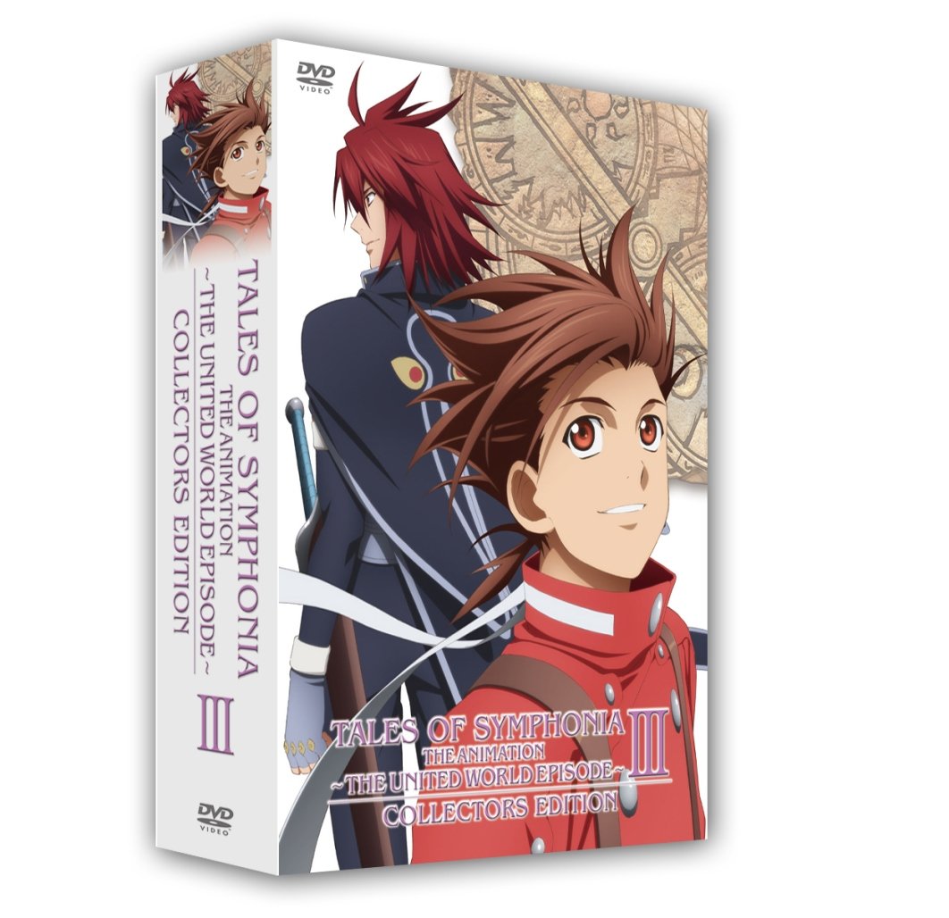 Amazon Com Animation Tales Of Symphonia The Animation Ova Sekai Togo Hen Vol 3 Collector S Edition Dvd Cd Japan Ltd Dvd Fcbt 37 Movies Tv