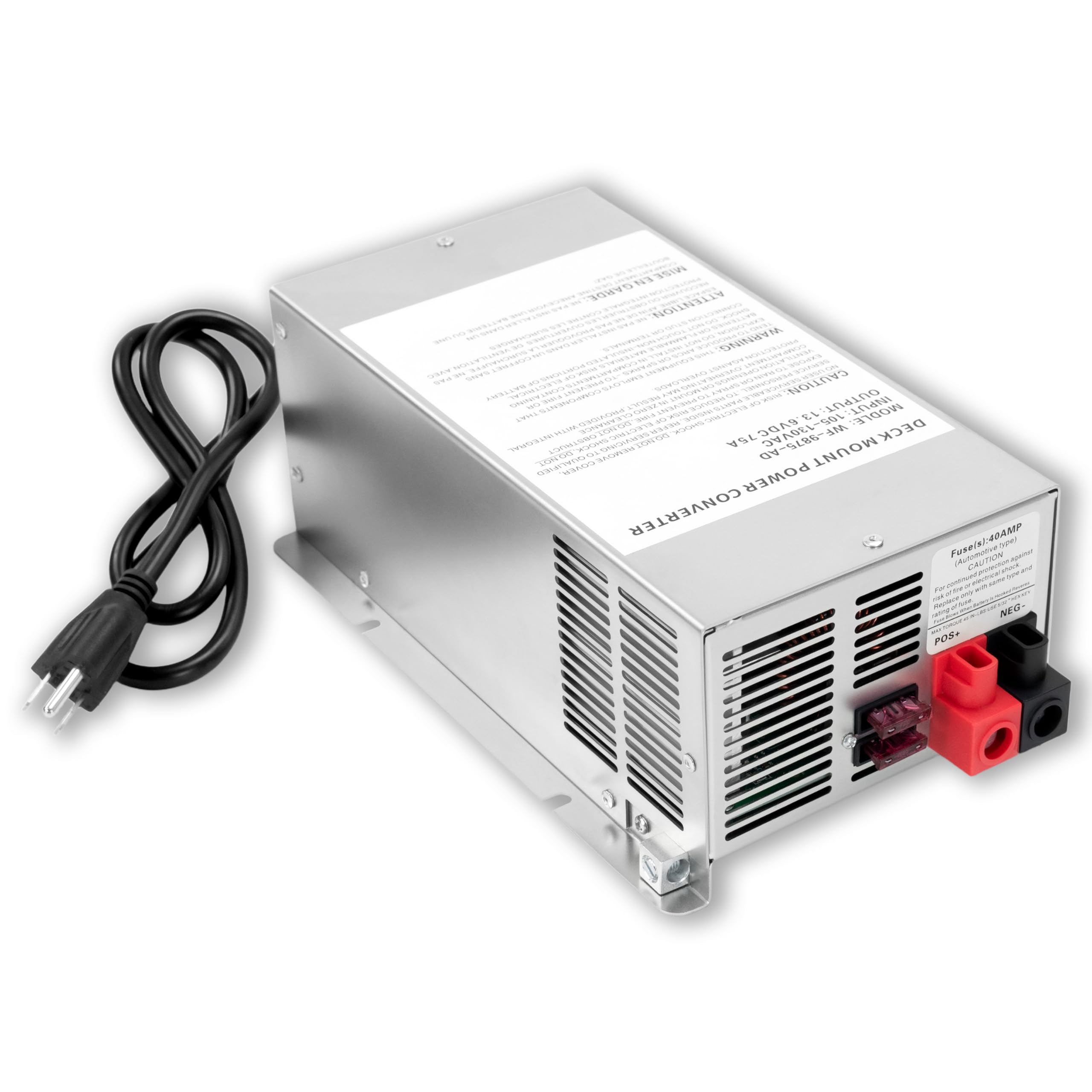Photo 1 of ??????? WF-9875-AD 75 Amp RV Power Converter Charger, Replace for RV Camper WF-9800 Series, WF-9875, WF-9875-AD, for Lead-Acid/Lithium Battery Three-Stage Charge Rv Converter 75 Amp
