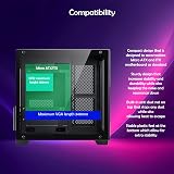 ionz KZ-900 PC Gaming Case V2 Dual Dynamic Mini Lite M-ATX Tempered Glass view 4