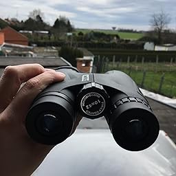 HUTACT Prismáticos Pequeños, Ultra HD 10X42, Lentes Completamente ...