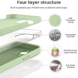Vooii Compatible with iPhone 15 Pro Case, Upgrade