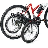 TITAN Bike USA Heavy-Duty Adult Training Wheels &ndash; Patented Stabilizer Kit for 24"&ndash;27" Bicycles, Supports 250+ lbs, Original Full-Size Bike Training Aid, Not for Electric or E-Bikes