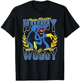 Poppy Playtime Nightmare Huggy Wuggy Distressed Portrait T-Shirt