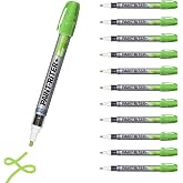 Markal 96970 Paint-Riter+ Oily Surface Liquid Paint Marker, Versatile Surface Compatibility, Bold Mark Size 1.8", Light Green 12-Pack