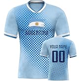 Custom 2026 Soccer Jersey Flag Uniforms Shirts for Soccer Fans Gifts Personalized Name Numbers for Men Women Kids