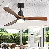 Sofucor 52 Inch Ceiling Fans with Lights and Remote