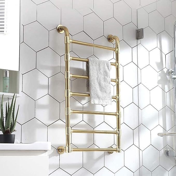 YLLN Calentador de Toallas Dorado, Calentador de Toallas ...