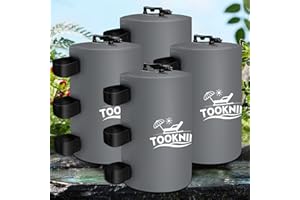 TOOKNIN Canopy Tent Weight,115 LBS Canopy Weights Water Bags,4PCS Gazebo Weights, Heavy Duty Leg Weights for Pop Up Canopies Outdoor Shelter Umbrella Pool Ladder（Gray