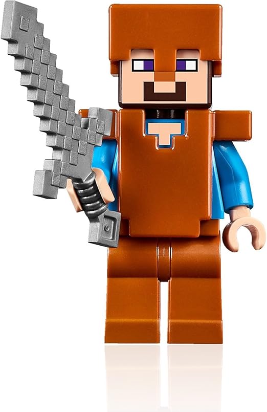 LEGO Minecraft Minifigure – Steve (con Armadura de Cobre y Casco) 21132: Amazon.es: Hogar