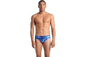 Arena Mens Arena Performance Men's Crackle Swim Briefs Athletic Swimwear Professional Swimsuit